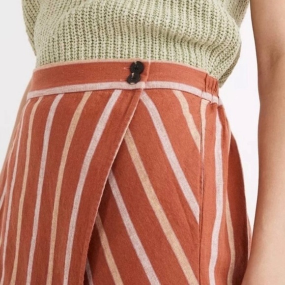 NWT MADEWELL Striped Pull-on Skirt - Picture 3 of 16